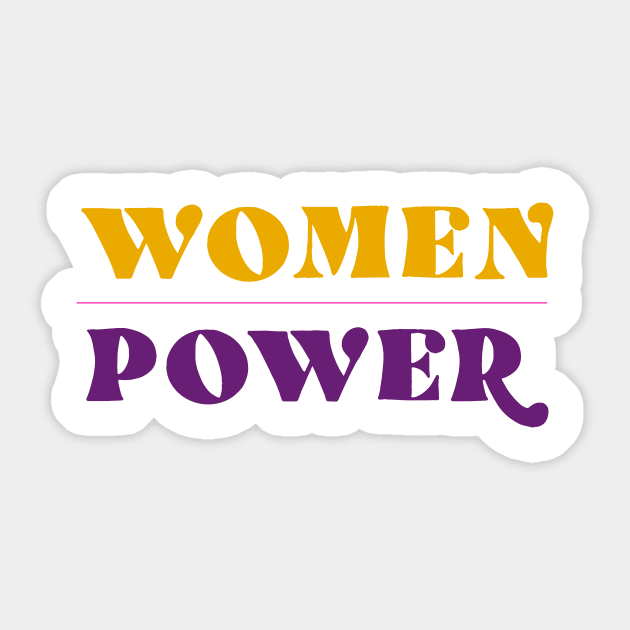 WOMEN POWER Sticker by Utopic Slaps